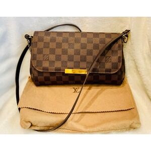 Louis Vuitton Damier Ebene Favorite MM‎ Crossbody Bag